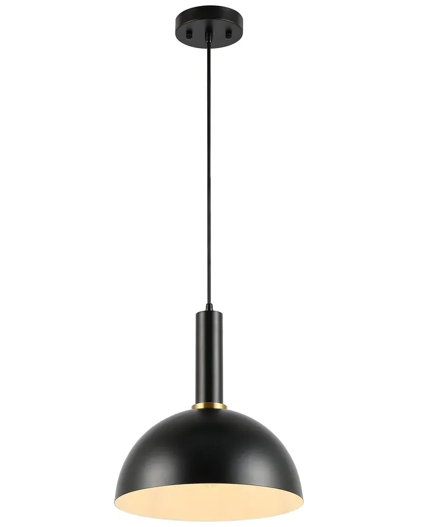 Montecito 12in Pendant Light - Black, Metal