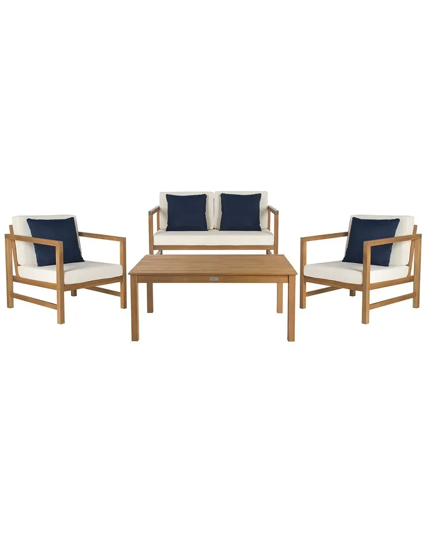 Montez 4-Piece Outdoor Set - Teak, Wood