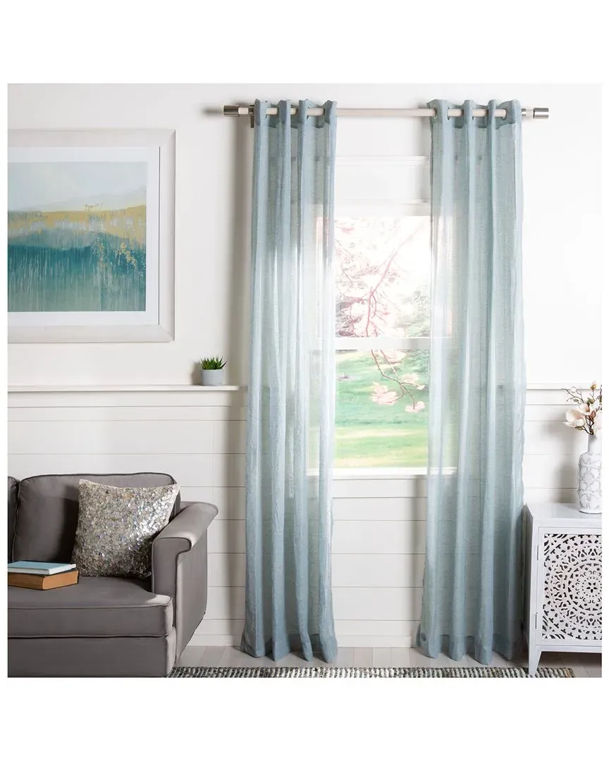 Moony Window Panel - Blue, Polyester