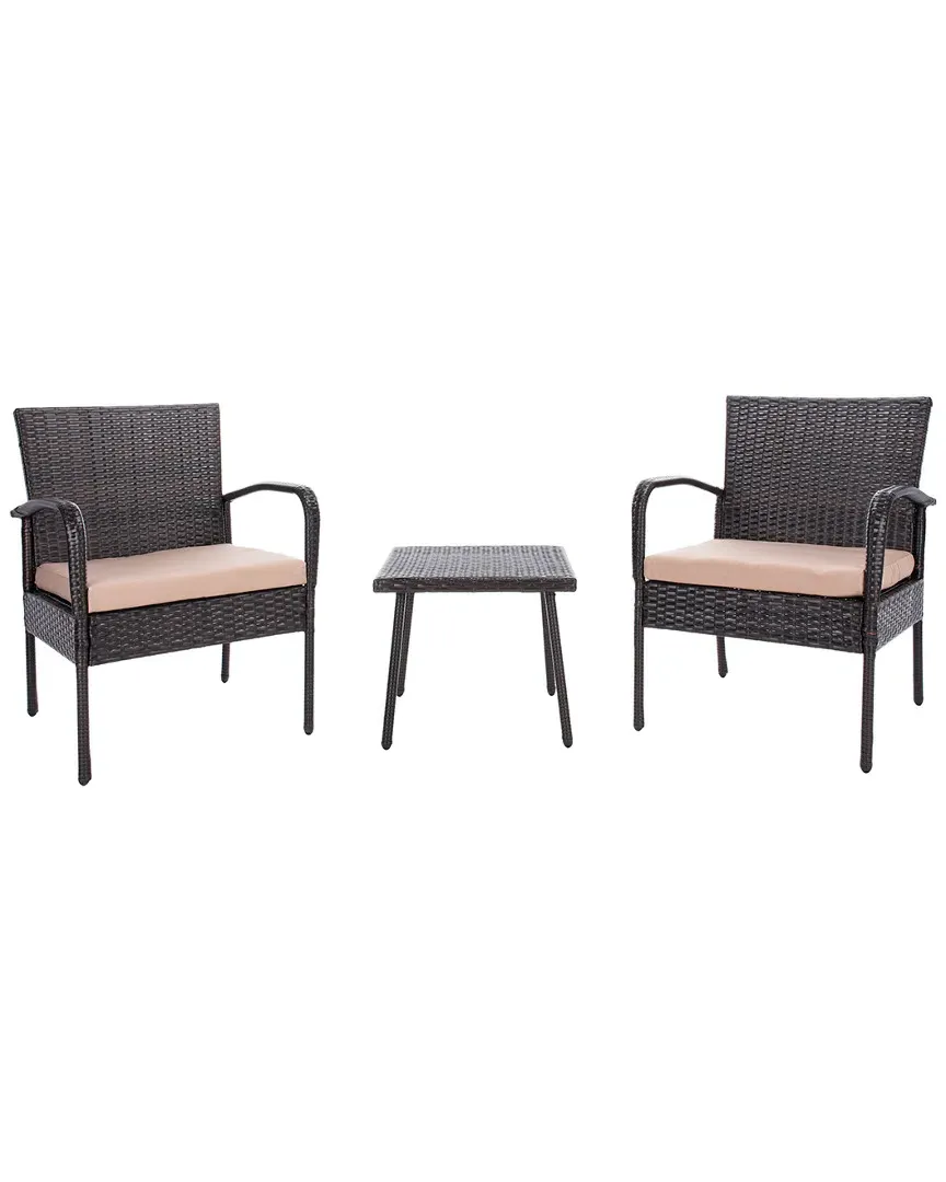 Moore 3-Piece Outdoor Lounge Set - Natural, Rattan