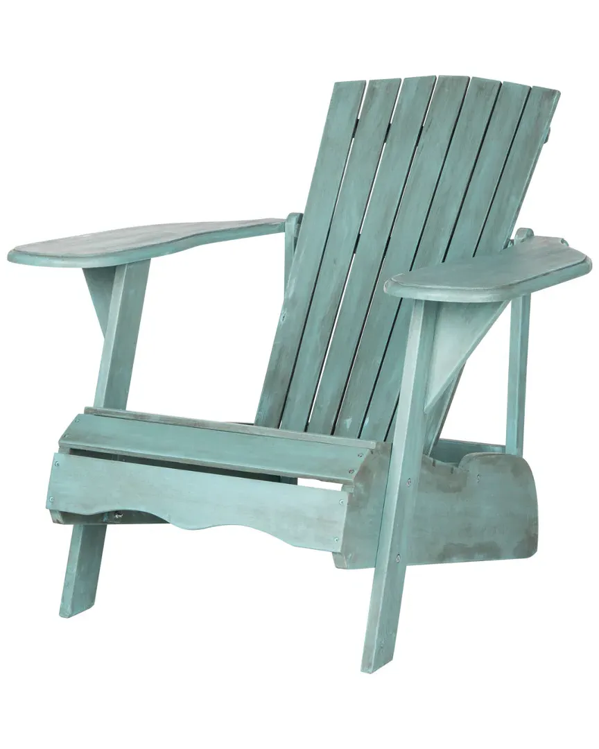 Mopani Adirondack Chair - Beach House Blue, Acacia