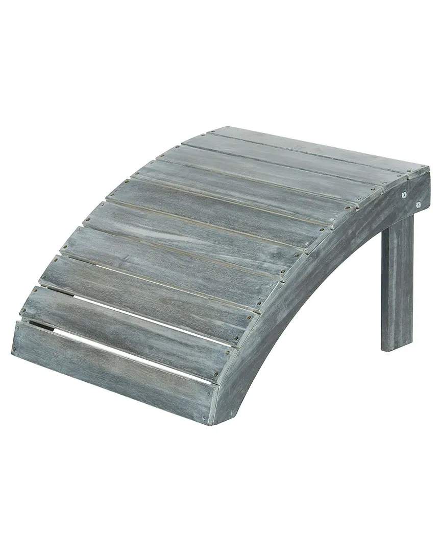 Mopani Outdoor Ottoman - Ash Grey, Acacia image