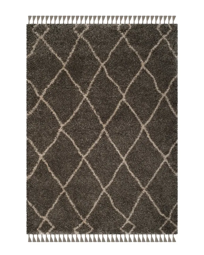 Moroccan Fringe Shag Power-Loomed Rug - Polypropylene image