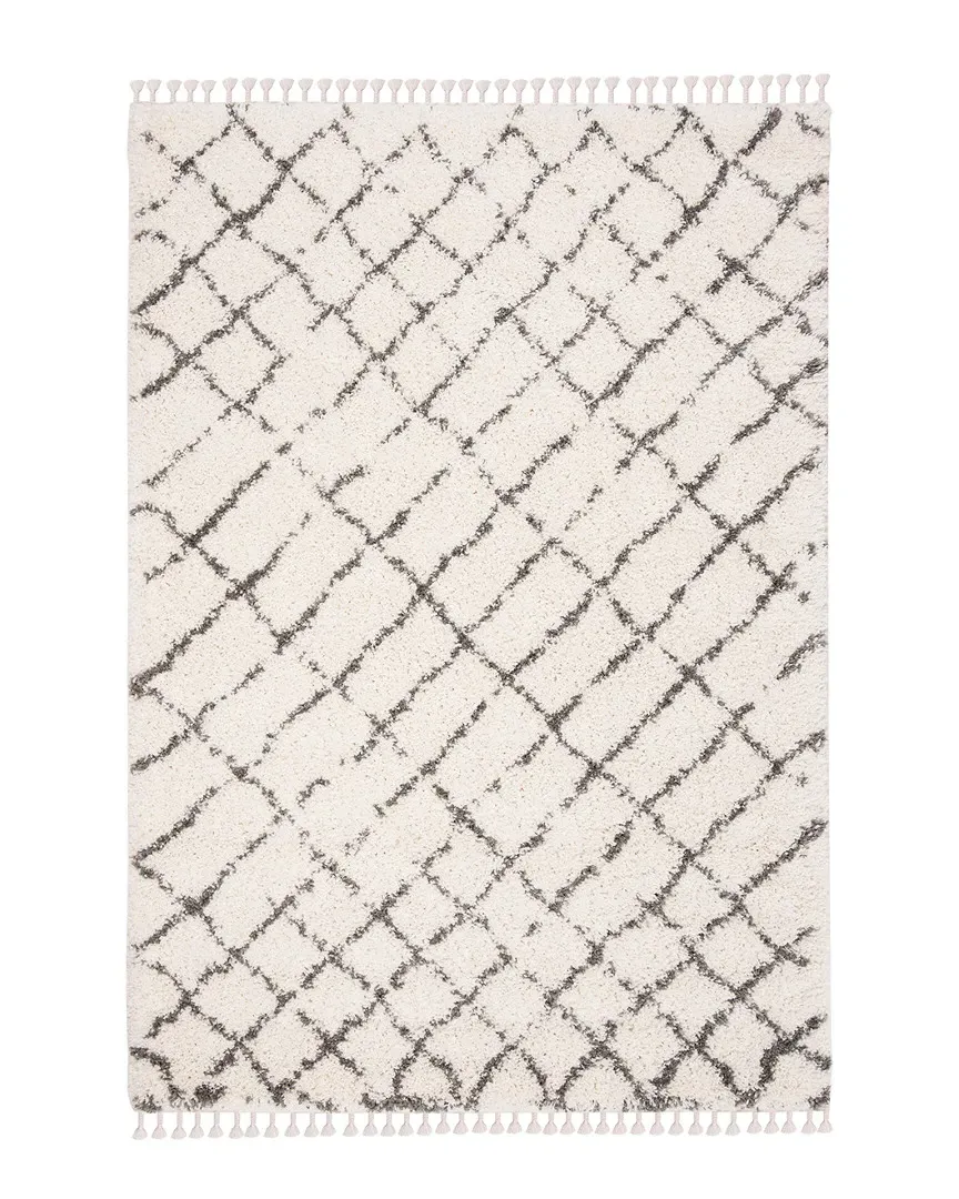 Moroccan Shag Rug - Ivory, Polypropylene