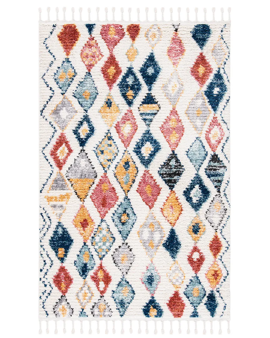 Morocco Rug - Cream, Polyester