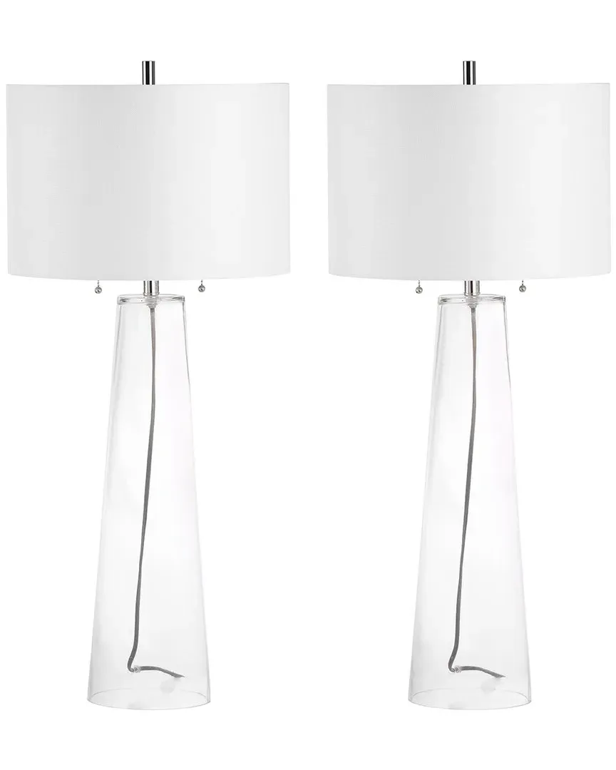 Myrtle Table Lamp - Chrome, Glass image