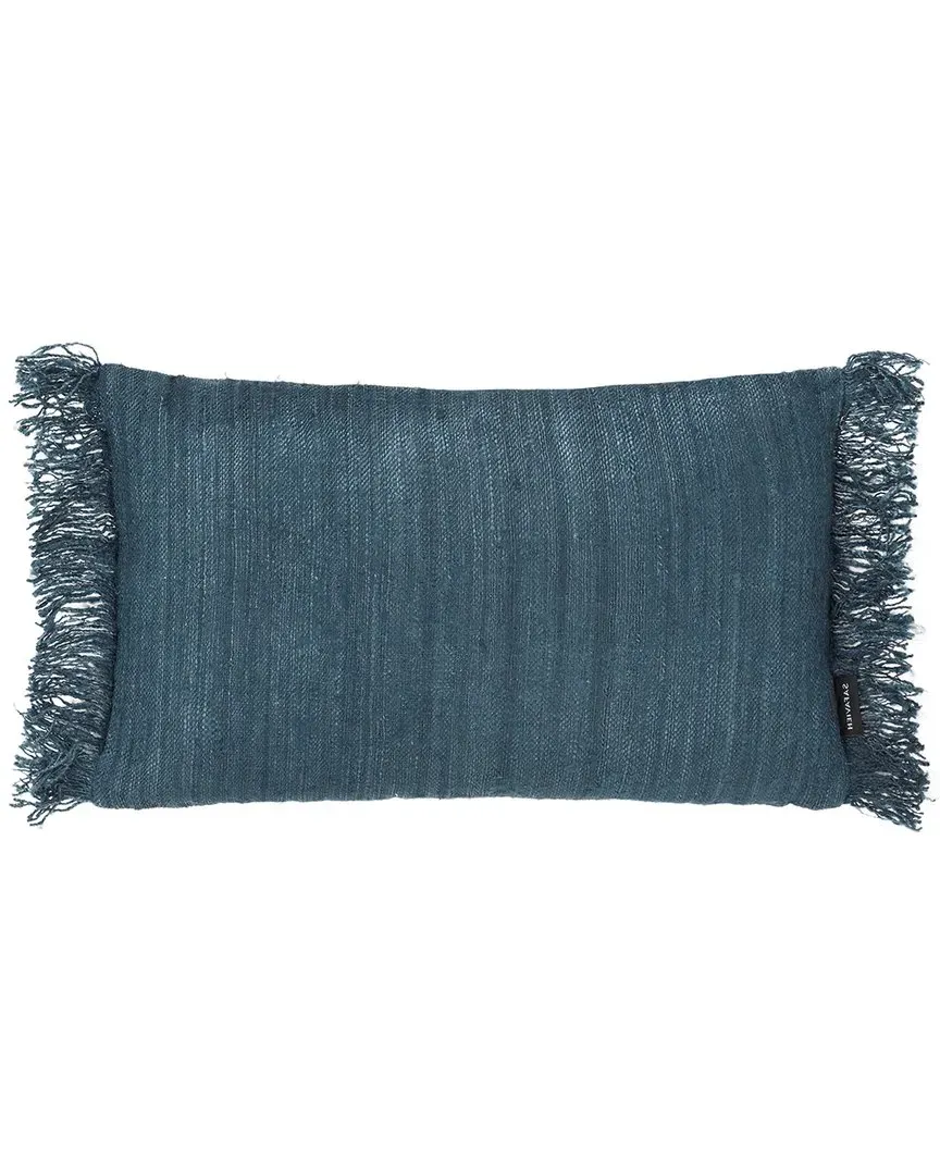 Nalu 12x20 Lumbar Pillow - Teal, Cotton
