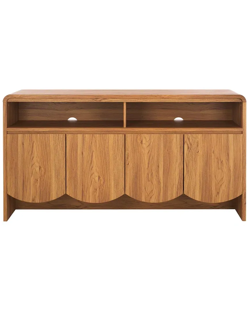 Narine 2-Shelf Sideboard with Storage - Oak