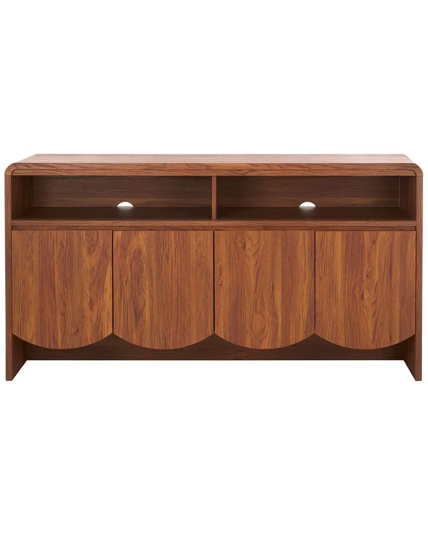 Narine 2-Shelf Sideboard with Storage - Walnut