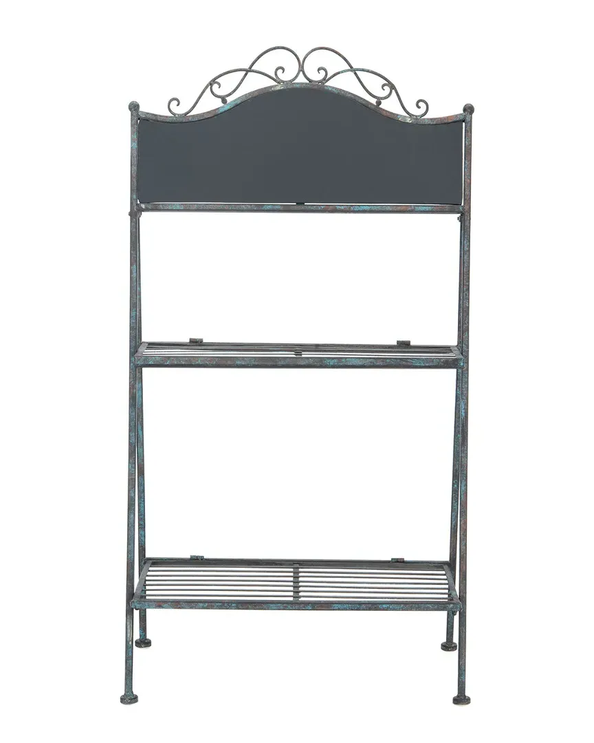 Natum 2-Tier Plant Stand - Blue, Metal