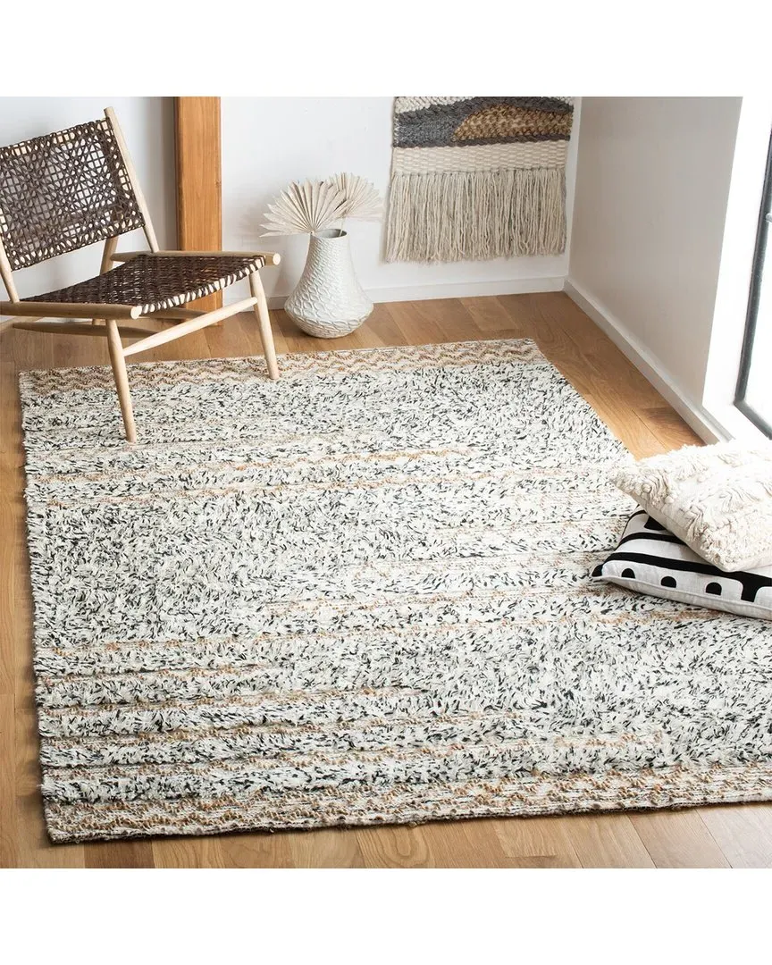 Natura Hand Loomed Rug - White, Wool image