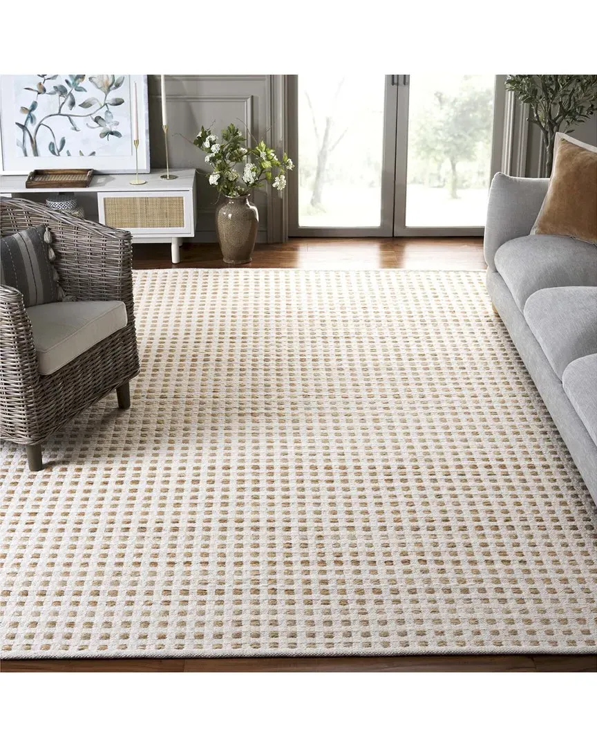 Natura Hand Woven Rug - Beige, Wool & Jute