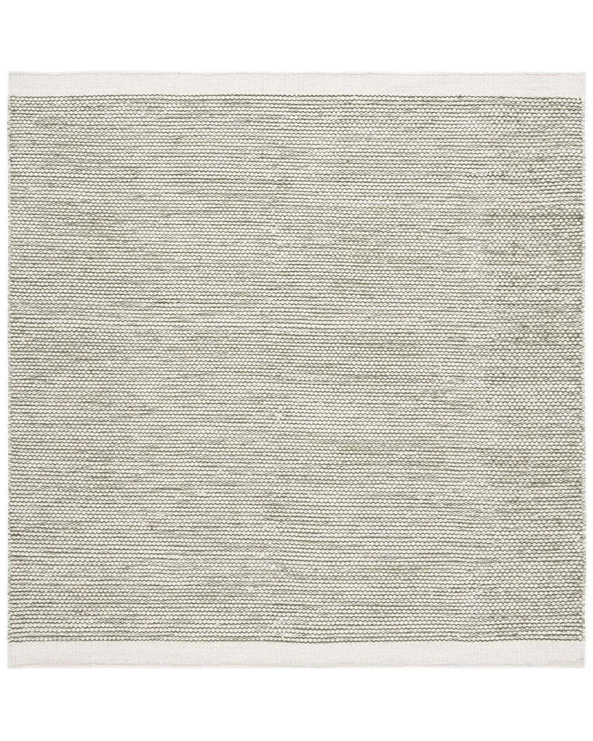 Natura Hand Woven Rug - Green, Wool