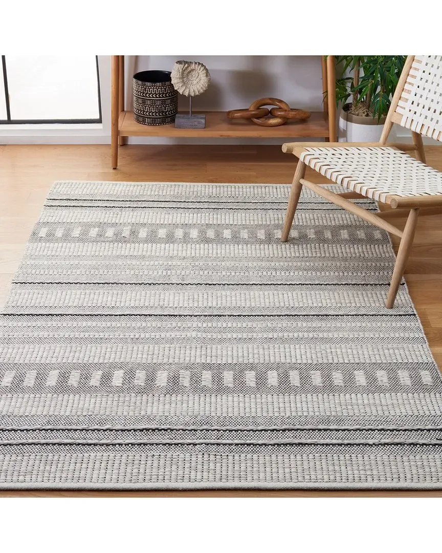Natura Hand Woven Rug - Grey, Wool