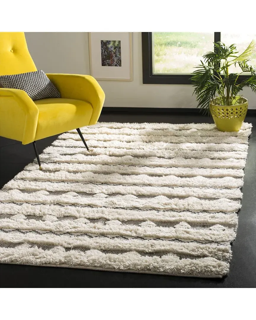 Natura Hand Woven Rug - Ivory, Polyester