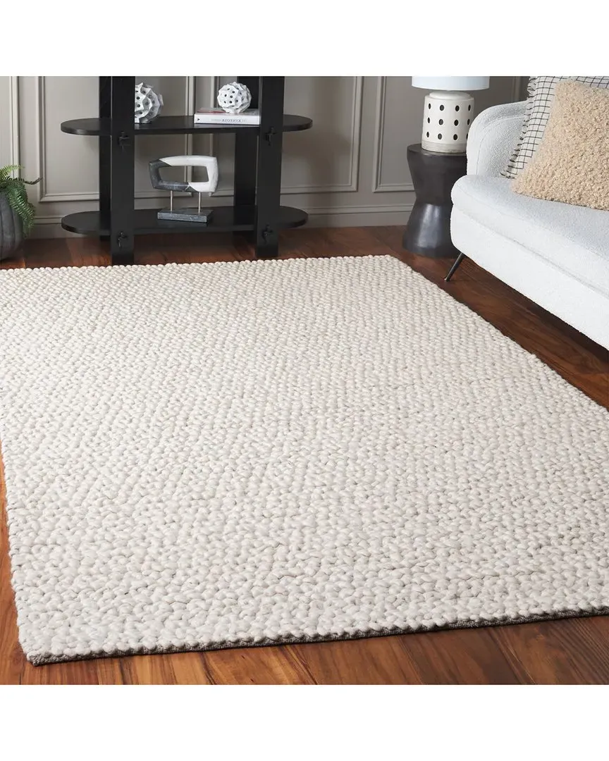 Natura Wool Pile Rug - White