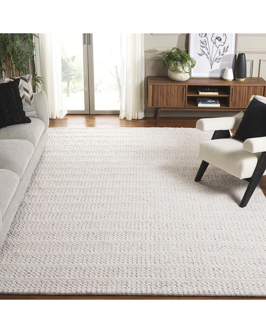 Natura Wool Pile Rug - White