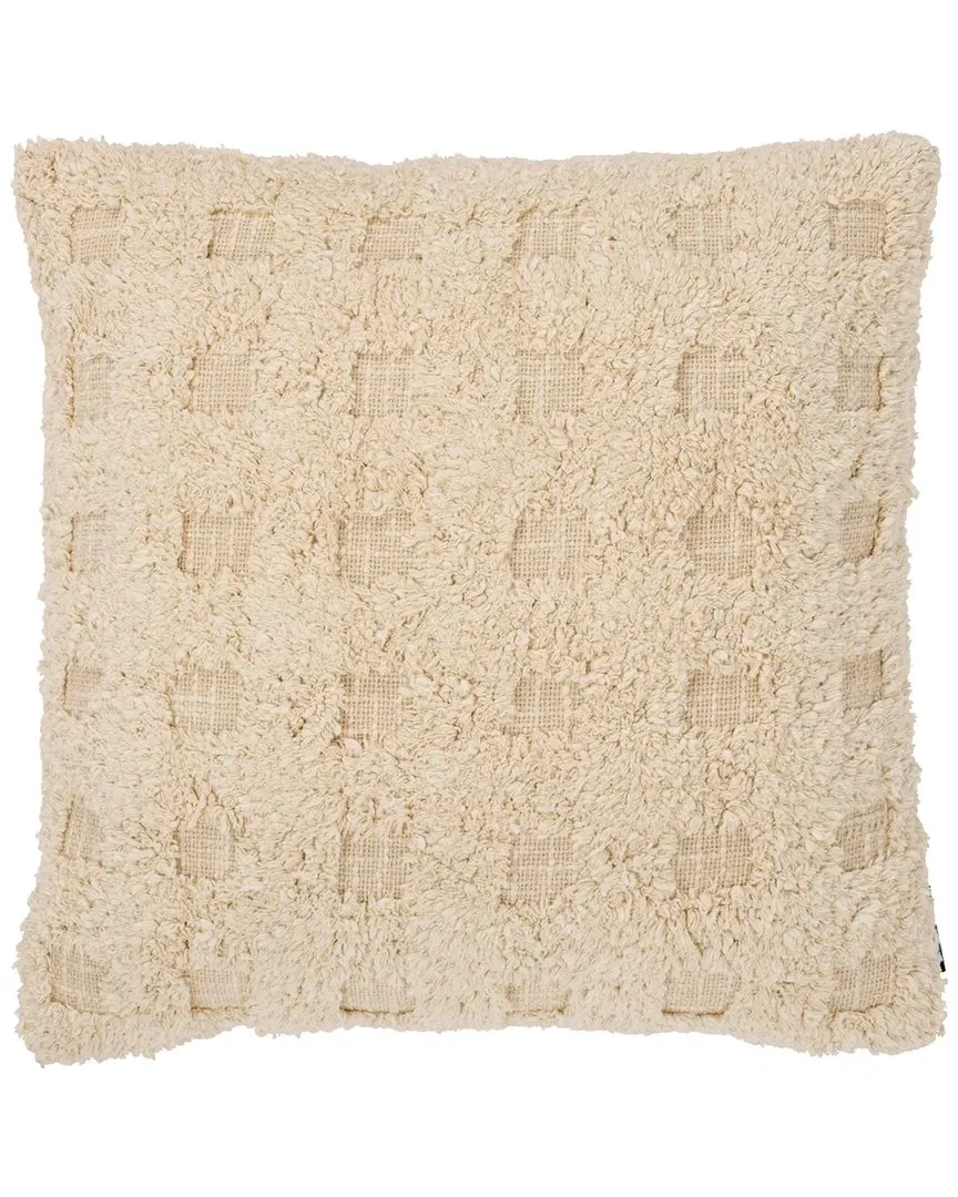 Niki 18x18 Cotton Pillow - Natural