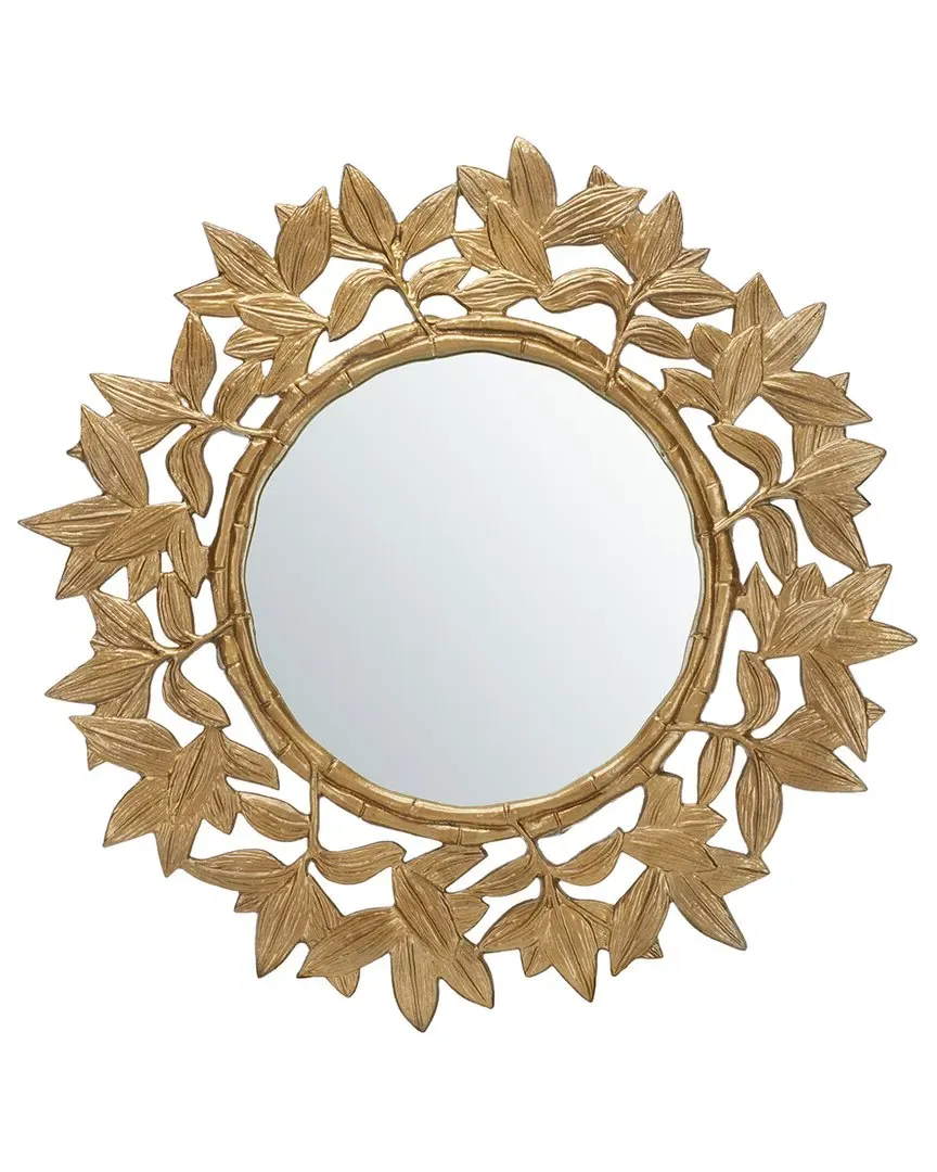 Nivaria Round Mirror - Brass image