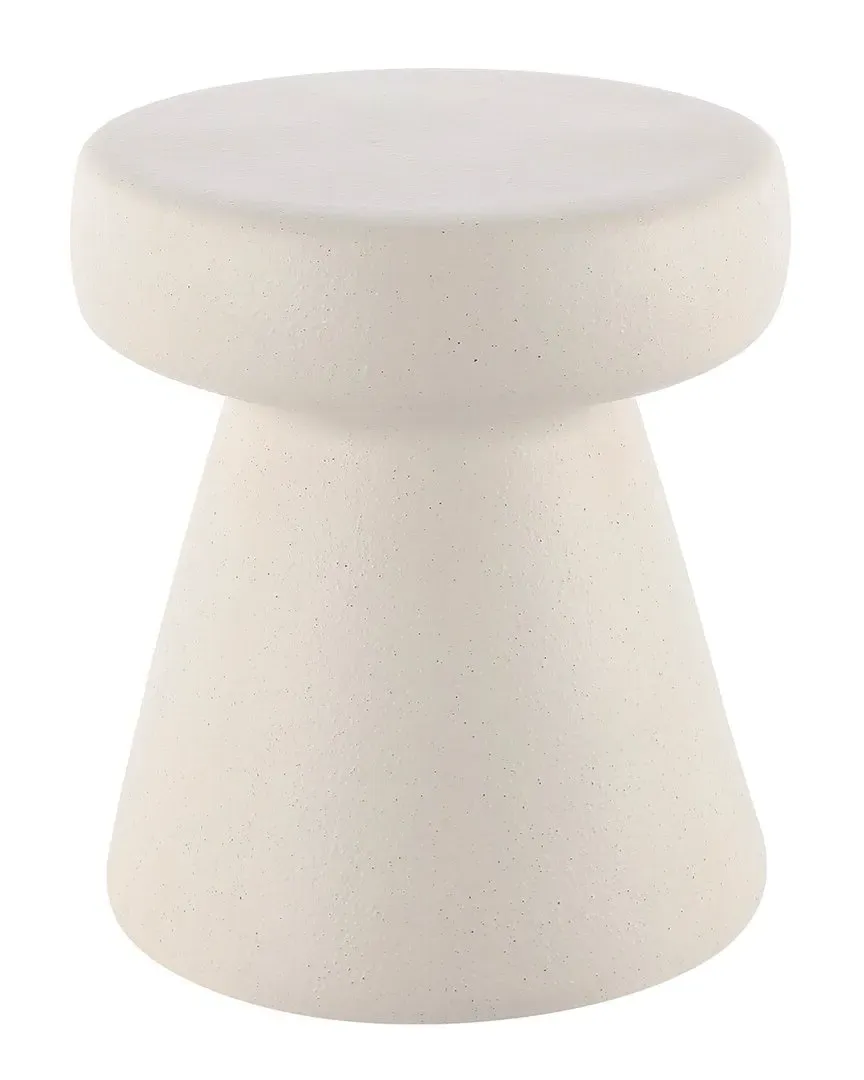 Noma Round Garden Stool - Cream, Ceramic