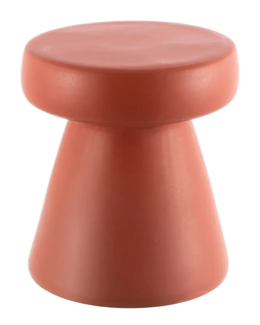 Noma Round Garden Stool - Terracotta, Ceramic