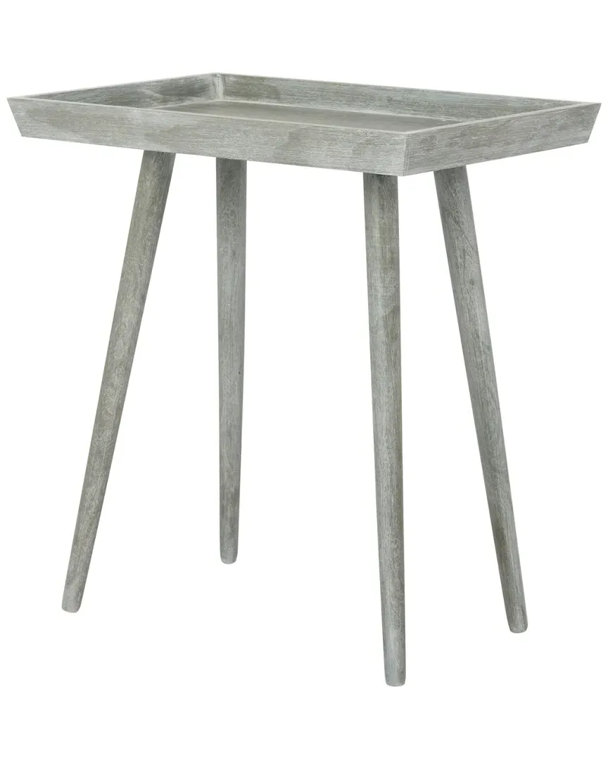 Nonie Tray Accent Table - Slate Grey, Pine