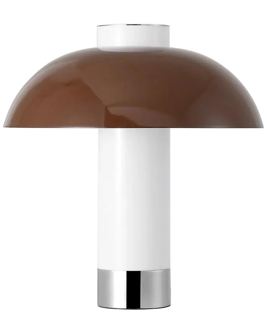 Nora 15in Table Lamp - Coffee, Acrylic