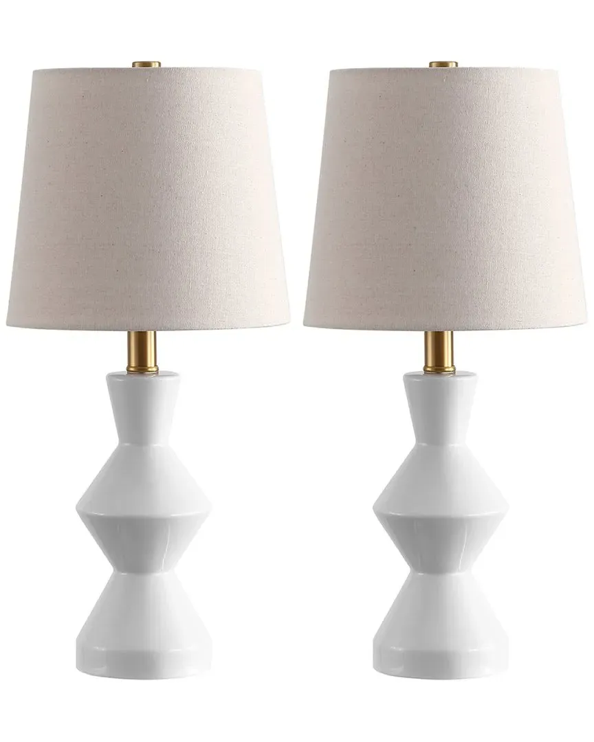Noven Table Lamp - White, Ceramic image