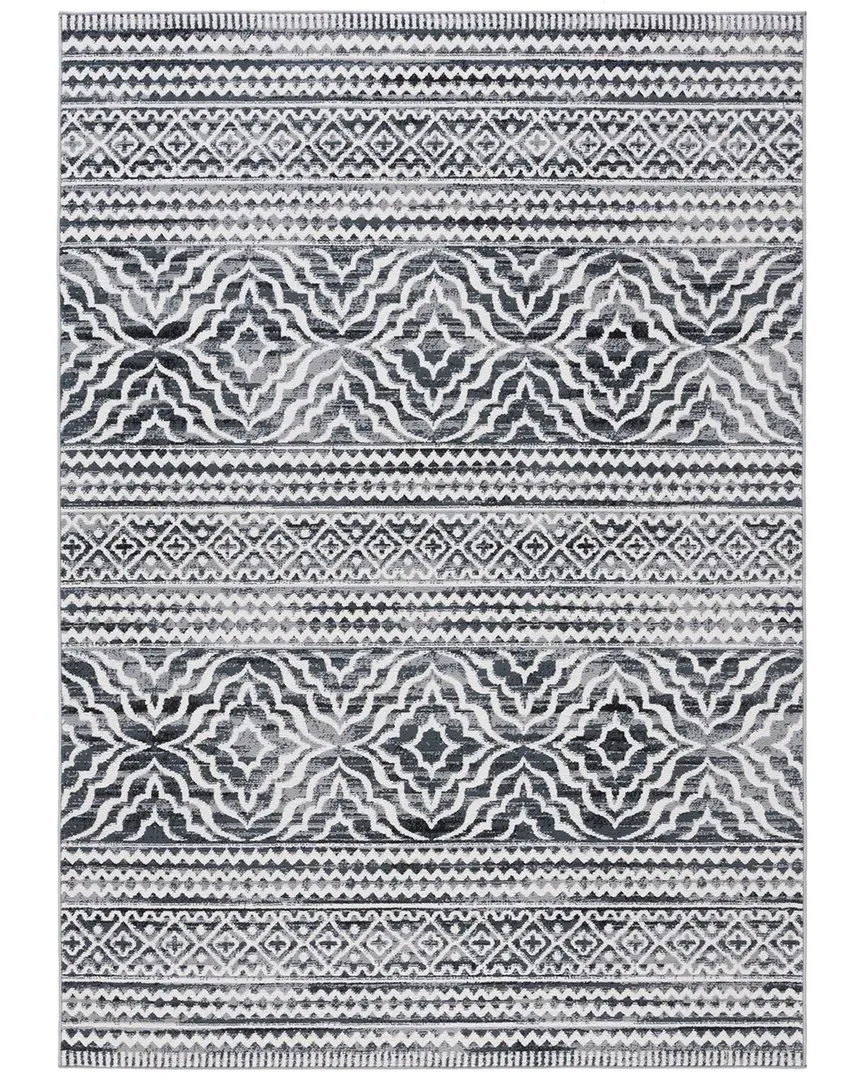 Odyssey Area Rug - Black, Polyester
