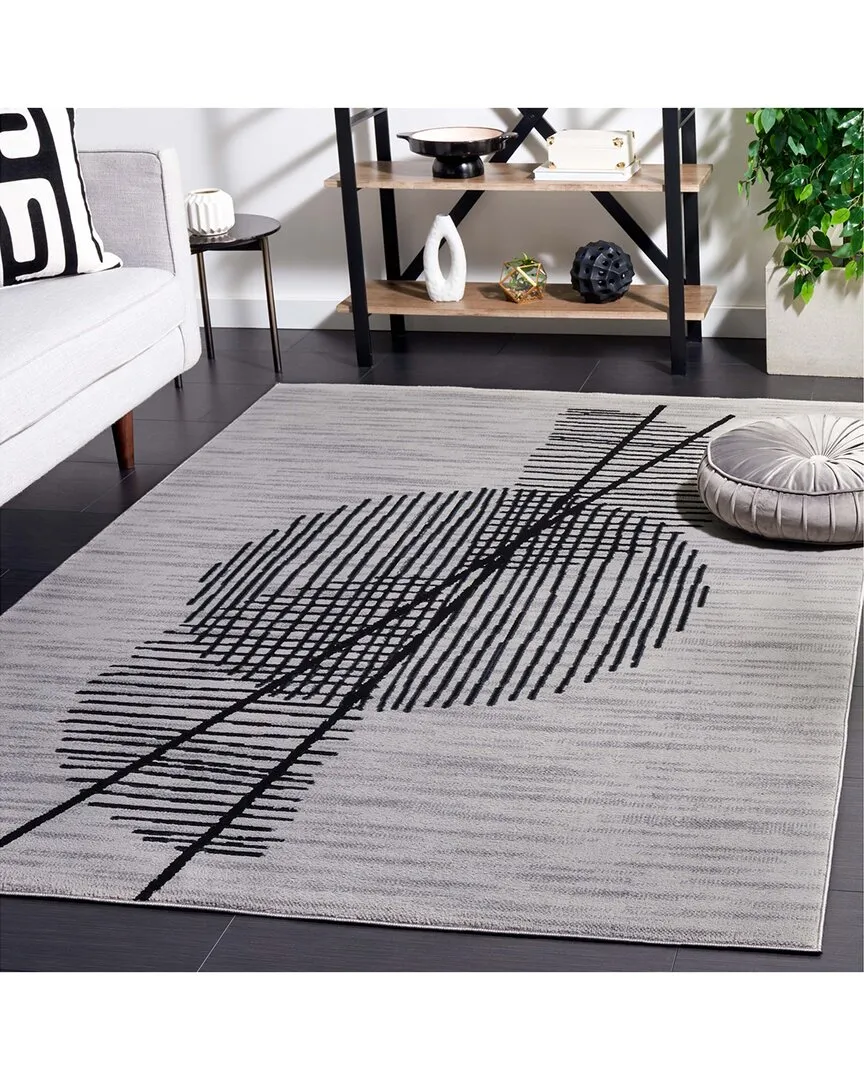 Odyssey Area Rug - Grey, Polyester