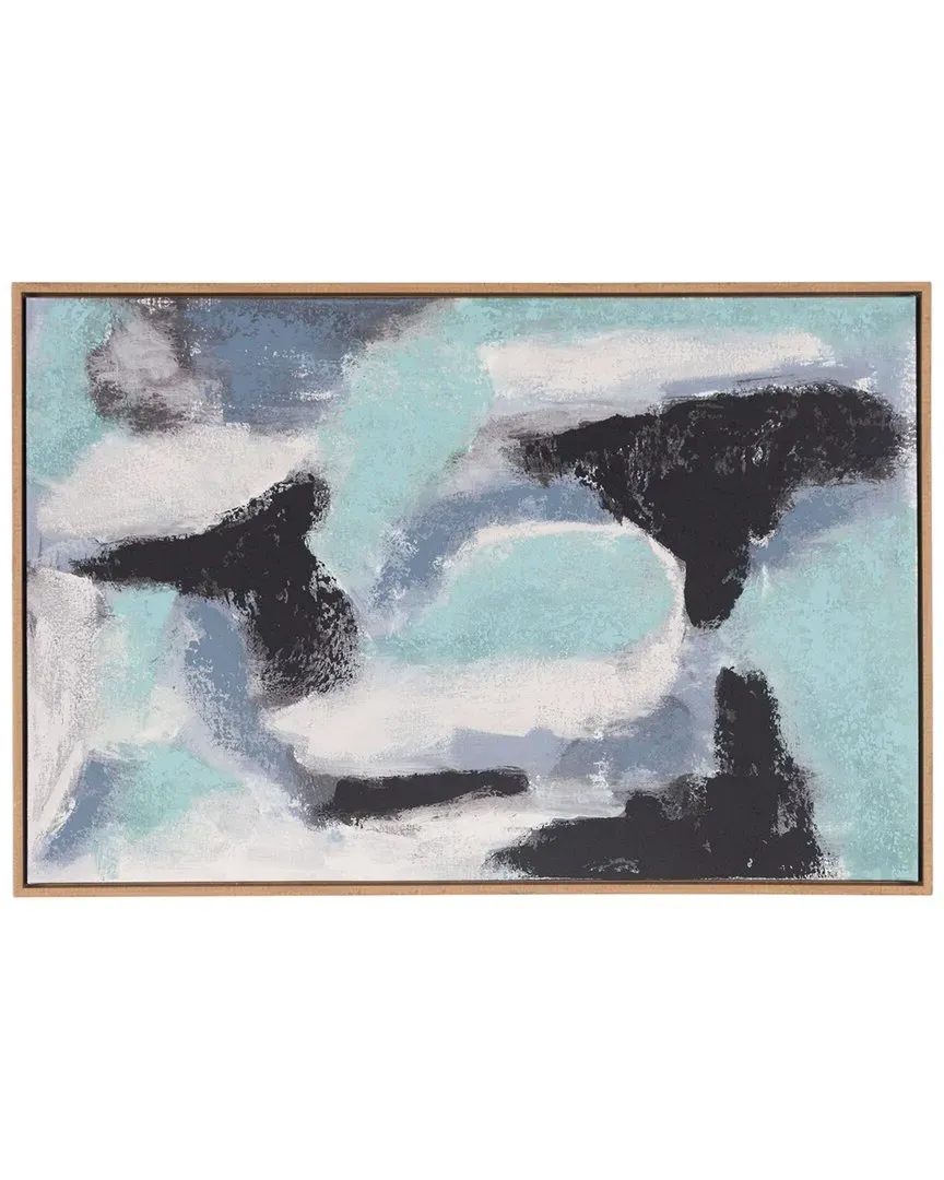 Offshore Mists 36x24in Wall Art - Multicolor, Linen Canvas image