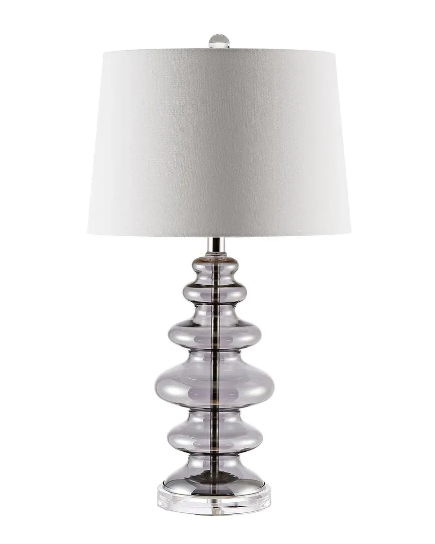 Orien Table Lamp - Chrome Grey, Glass image