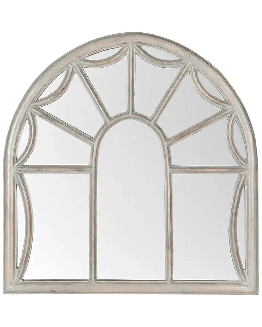 Palladian Arched Mirror - Grey, Mango Wood image