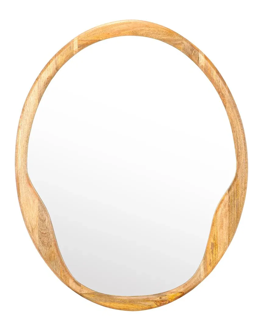 Paz 32in Mirror - Brown, Mango Wood image