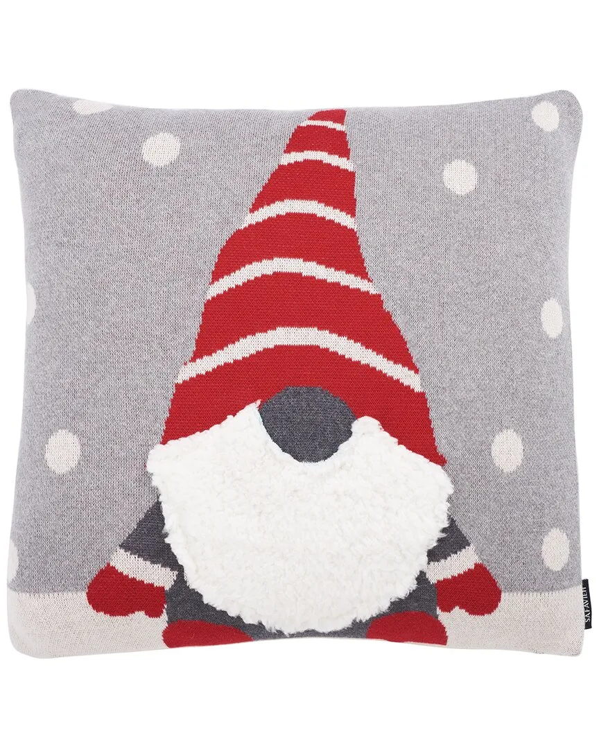 Peppermint Elf Pillow - Grey image