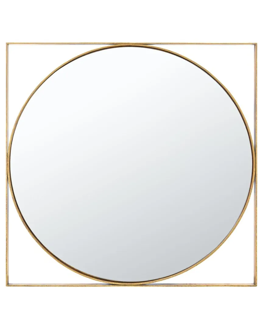 Perrin Square Wall Mirror - Gold image