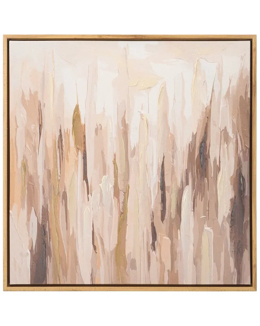 Pick Up Sticks 24x24 Wall Art - Brown, Linen Canvas