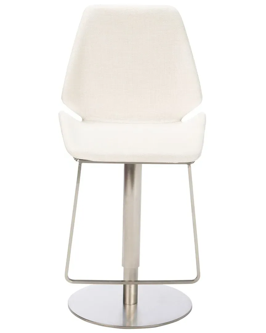 Pierro Gas Lift Bar Stool - White