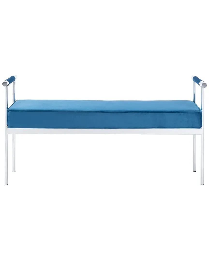 Pim Rectangle Bench - Navy, Iron