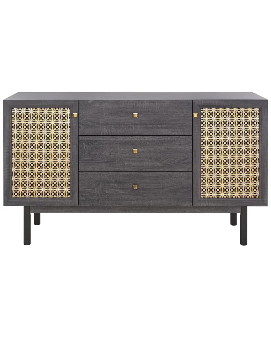 Piran 2-Door 3-Drawer Sideboard - Distressed Black