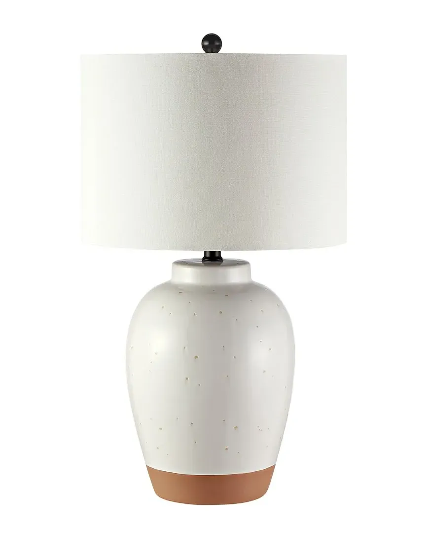 Portcia Table Lamp - Black Speckled Ivory, Ceramic image