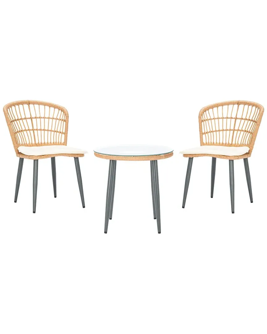 Prenza 3-Piece Outdoor Lounger Set - Natural image