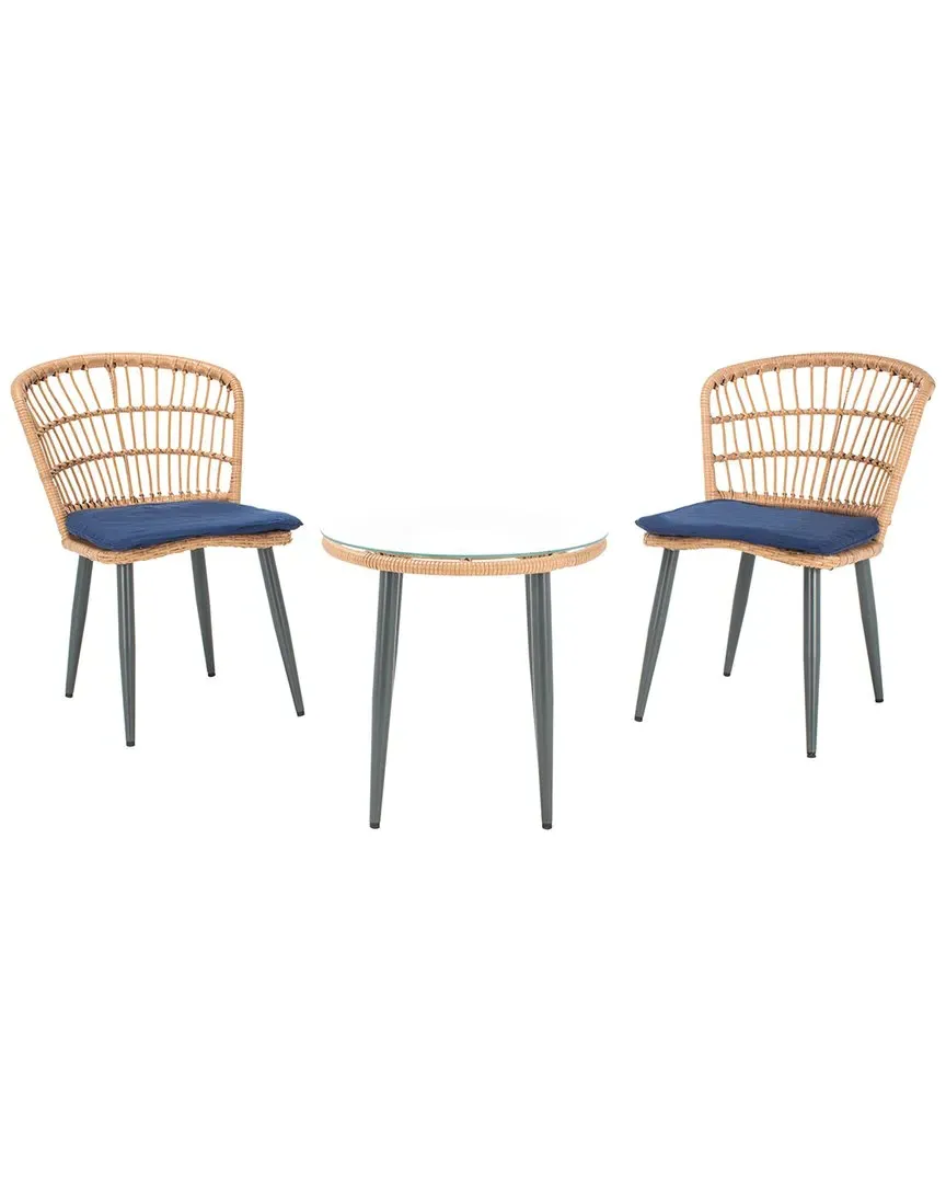 Prenza 3-Piece Outdoor Lounger Set - Natural