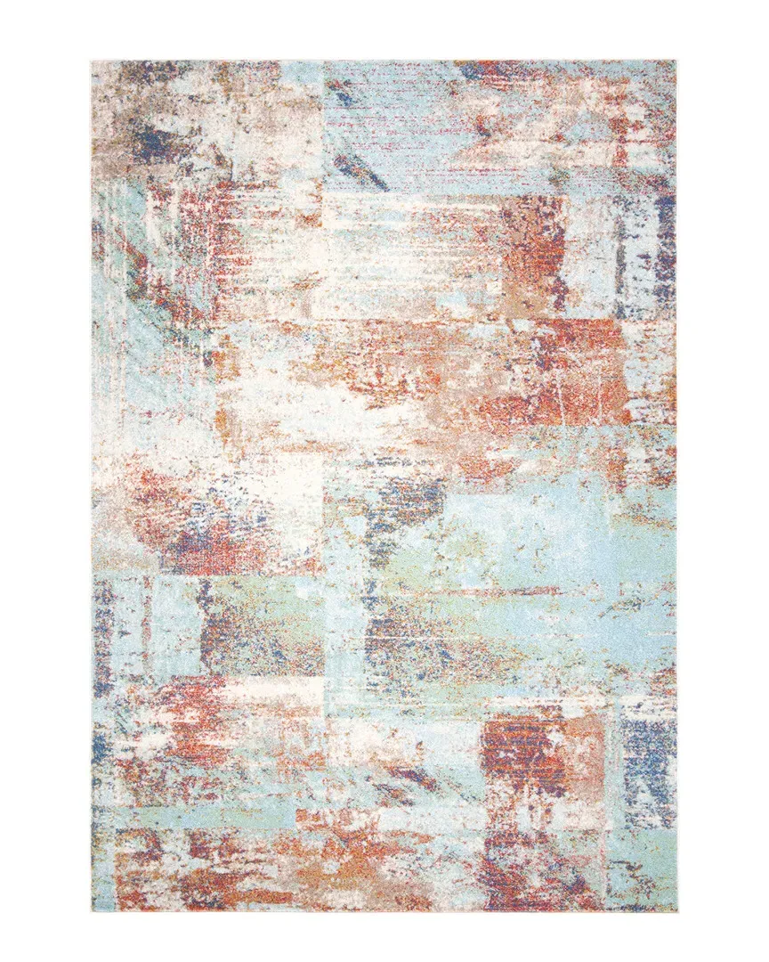 Prism Rug - Cream/Light Aqua, Polypropylene