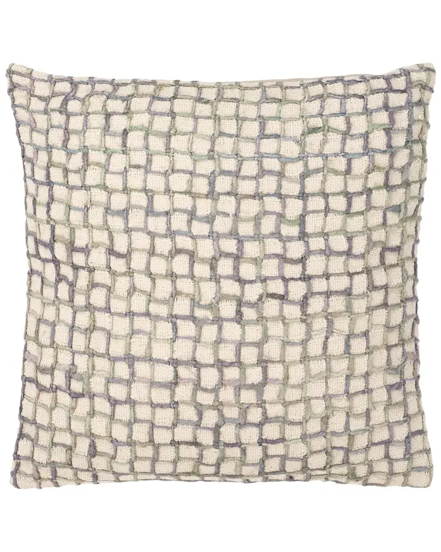 Quella 20x20 Throw Pillow - Grey, Cotton