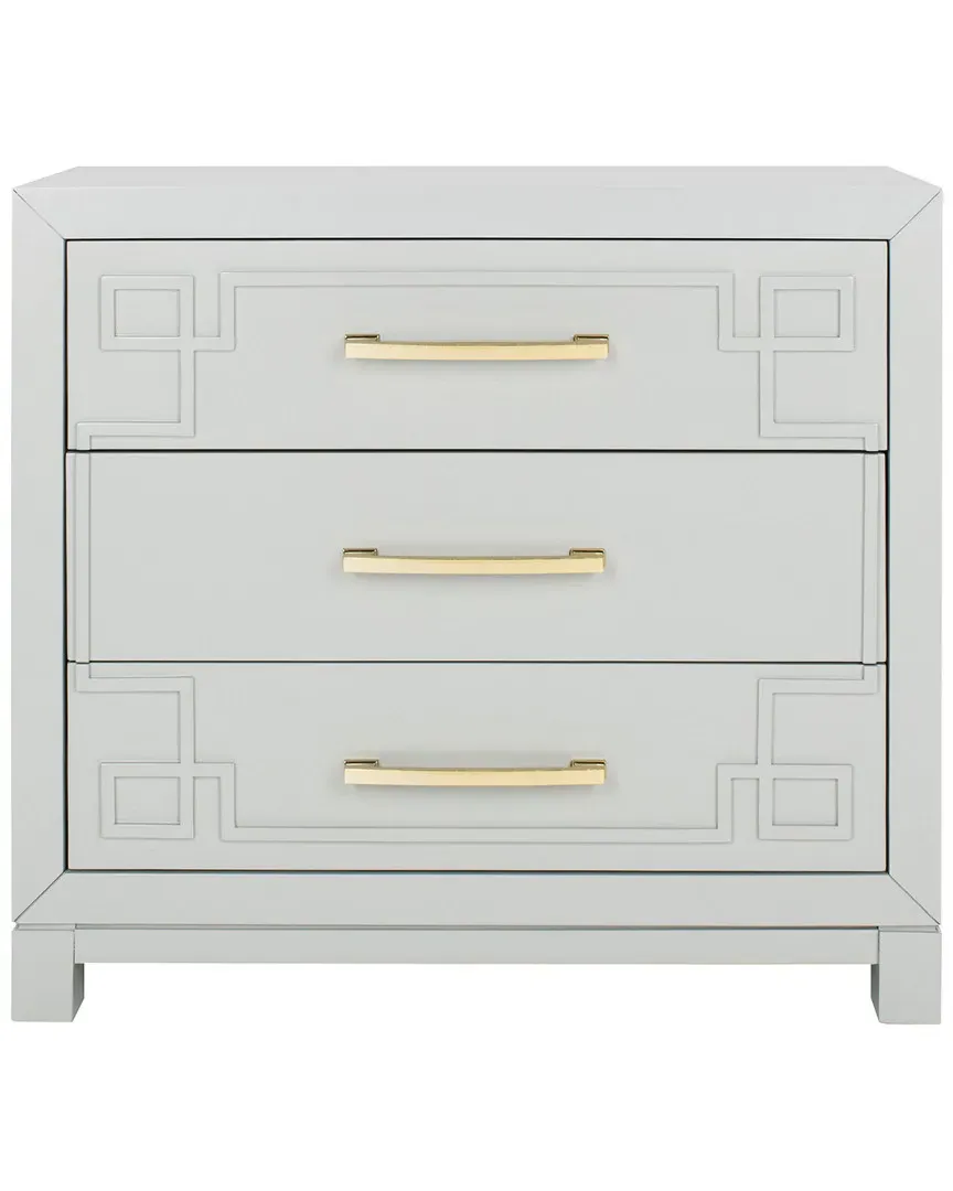 Raina 3-Drawer Chest - Grey, Wood