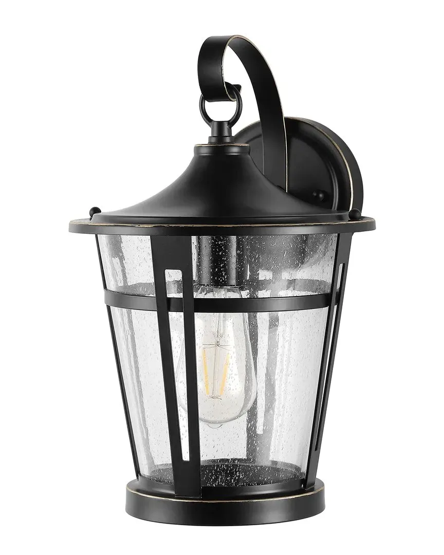 Raine Hanging Outdoor Light - Black, Metal image