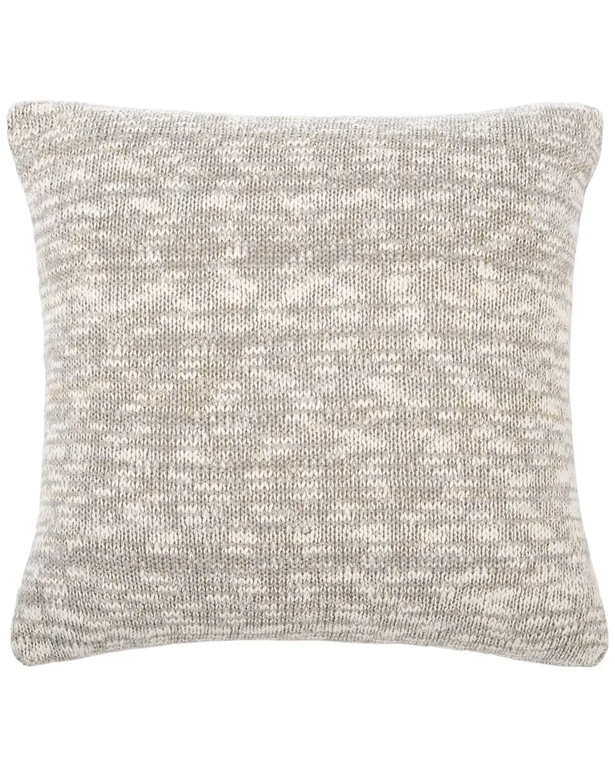 Ralen Knit Pillow - Grey, Cotton image