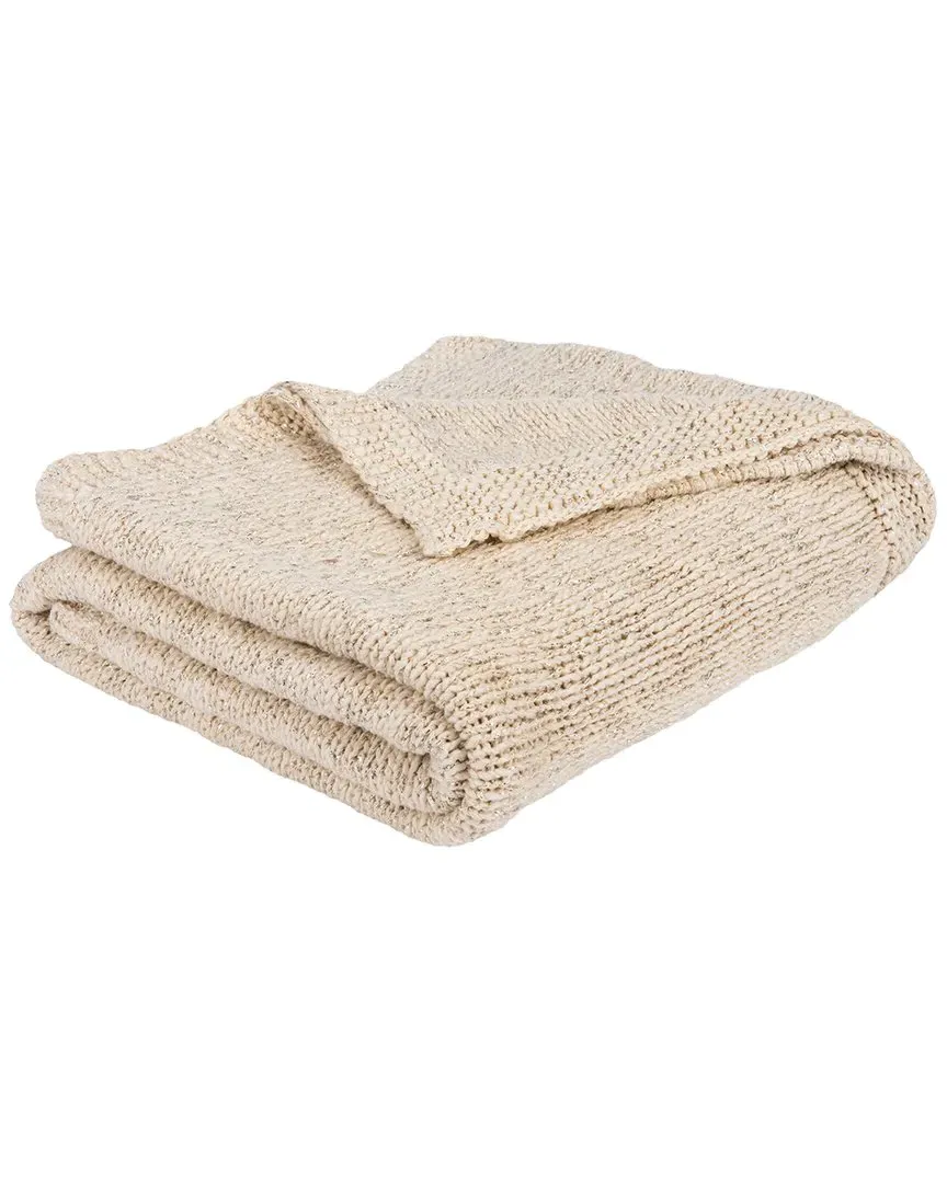 Ralen Knit Throw - Natural, Cotton image