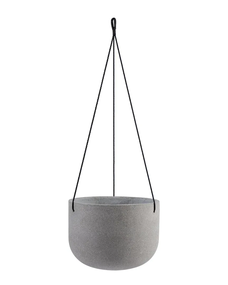 Rancer Planter with Jute Rope - Light Grey, Concrete